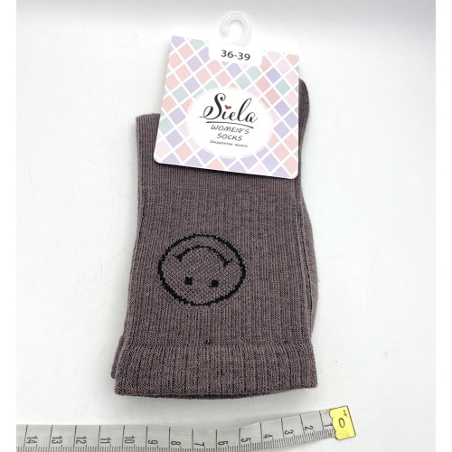 Шкарпетки жіночі Siela 36-39 Спорт Коричневий