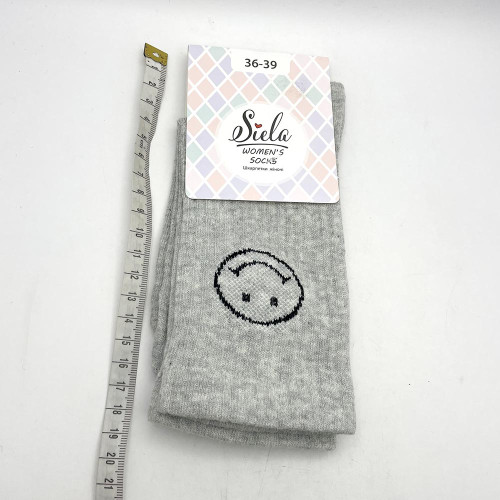 Шкарпетки жіночі Siela 36-39 Спорт Сірий