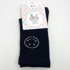 Шкарпетки жіночі Siela 36-39 Спорт Чорний