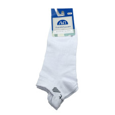 Чоловічі шкарпетки Left&Right 40-41 короткі з язичком Білі