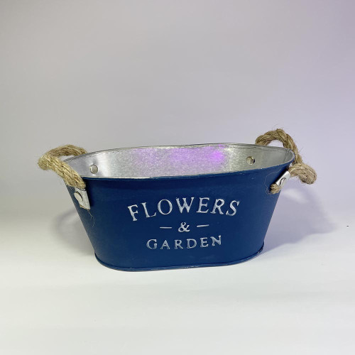 Декоративне відеречко Oris  овальне 1шт Flower Garden