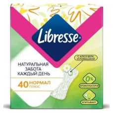 Щоденні прокладки Libresse Нормал Плюс 40 шт.