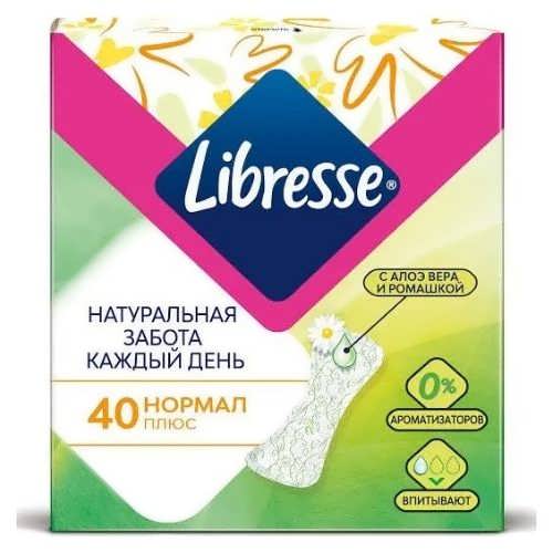 Щоденні прокладки Libresse Нормал Плюс 40 шт.