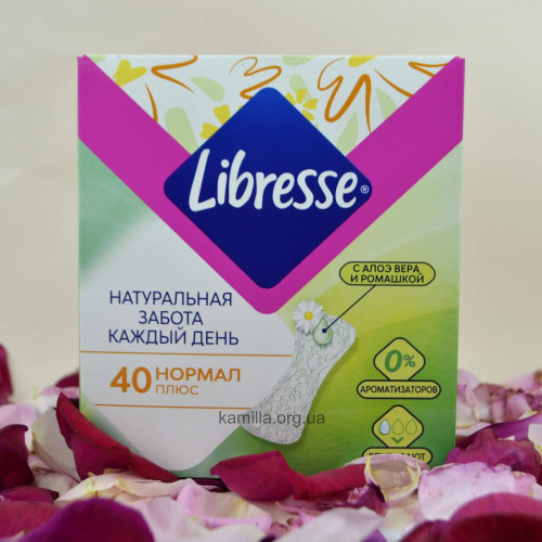 Щоденні прокладки Libresse Нормал Плюс 40 шт.