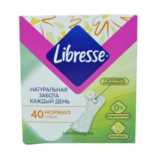 Щоденні прокладки Libresse Нормал Плюс 40 шт.