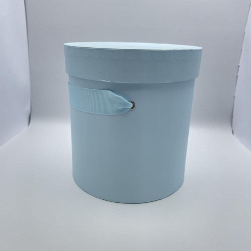 Подарункова коробка з кришкою 16*16,10см Ніжно Блакитна