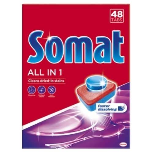 Таблетки для посудомийної машини Somat All in one 48 шт.