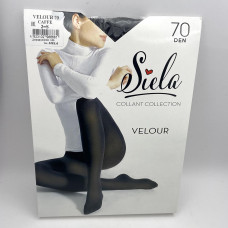 Колготи жіночі Siela Велюр 70ден №2 Кафе