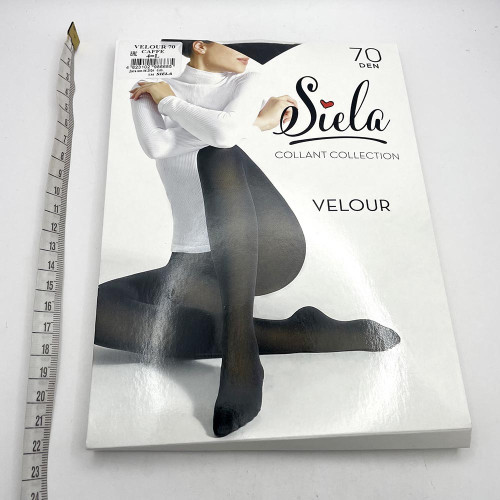 Колготи жіночі Siela Велюр 70ден №4 Кафе