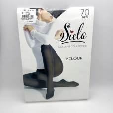 Колготи жіночі Siela Велюр 70ден №5 Кафе