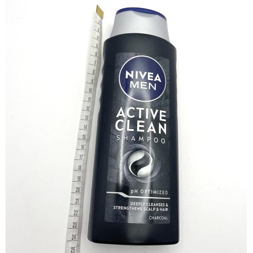 Чоловічий шампунь для волосся Nivea 400мл Активне очищення