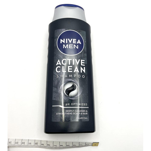 Чоловічий шампунь для волосся Nivea 400мл Активне очищення
