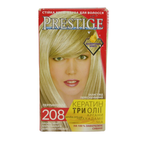 Фарба для волосся Prestige №208 Перловий блонд