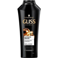 Зміцнюючий шампунь GLISS Ultimate Repair для сильно пошкодженого та сухого волосся 400 мл