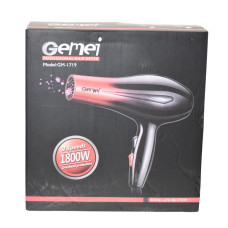 Фен для волосся Gemei GM-1719 1800Вт 