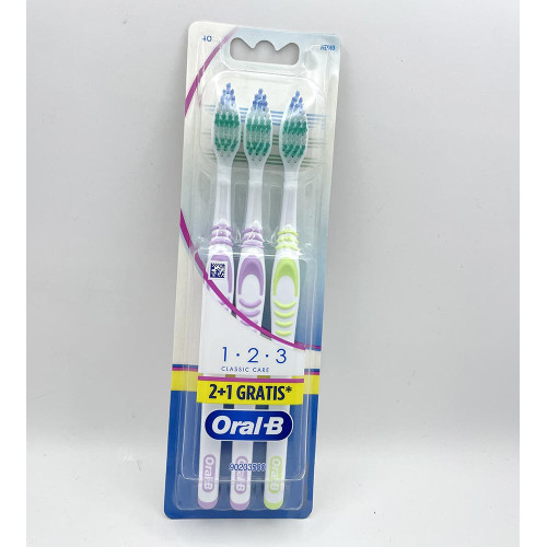Зубна щітка Oral-B 3шт Classic Care  