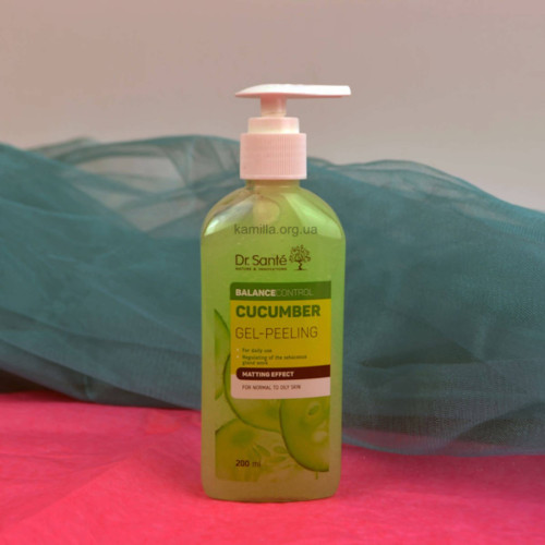 Гель-пілінг для обличчя Dr. Sante Cucumber 200 мл.
