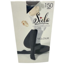 Колготи жіночі Велюр Siela 150ден №2 Неро