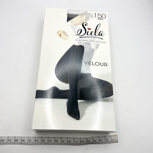 Колготи жіночі Велюр Siela 150ден №2 Неро