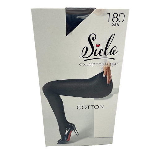 Колготи жіночі Коттон Siela 180ден №2 Неро