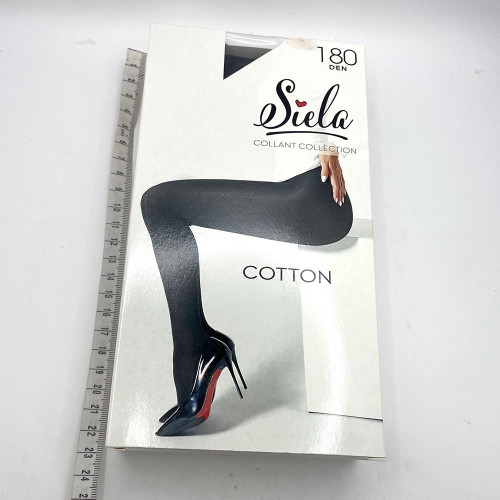 Колготи жіночі Коттон Siela 180ден №2 Неро