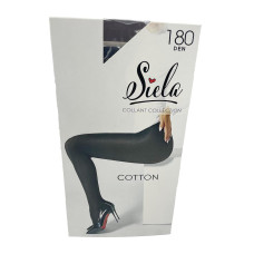 Колготи жіночі Коттон Siela 180ден №5 Неро