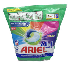 Капсули для прання Ariel 80шт Колор 
