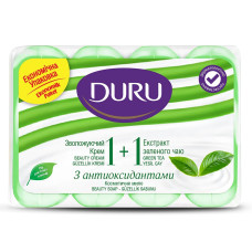 Мило Duru 1+1 4*80г Зелений чай