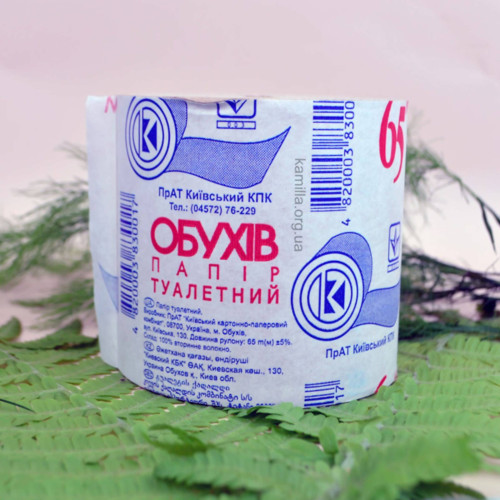 Туалетній папір Обухів 1 шт.