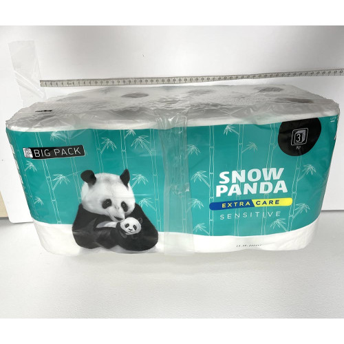 Туалетний папір Snow Panda 16шт 3-х шаровий Сенсітів