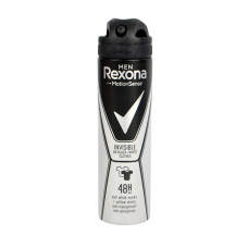 Чоловічий дезодорант спрей Rexona Невидимий захист на чорно/білому 150 мл.