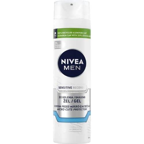 Гель для гоління Nivea 200мл Для чутливої шкіри Відновлення 