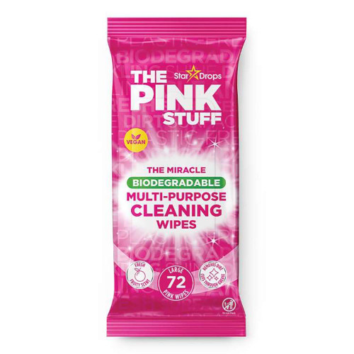 Вологі серветки для прибирання Pink Stuff 72шт Універсальні