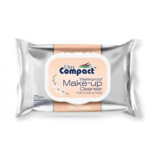 Bологі серветки Ultra Compact для зняття макіяжу 25 шт.