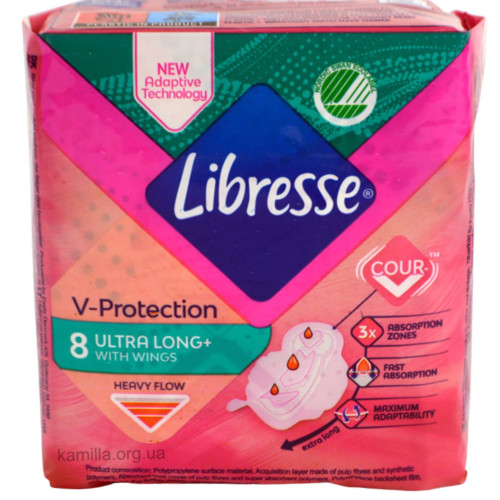 Гігієнічні прокладки Libresse Invisible Soft Super 8 шт.