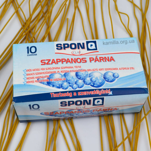 Шкребок SponQ Просочений мильним розчином 10 шт