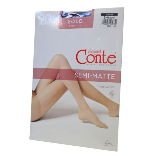 Колготи жіночі Conte Solo 20ден №3 Неро 