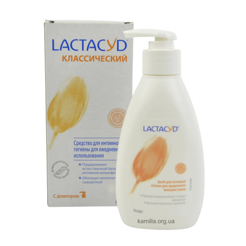 Засіб для інтимної гігієни Lactacyd Класичний 200 мл.