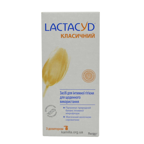 Засіб для інтимної гігієни Lactacyd Класичний 200 мл.