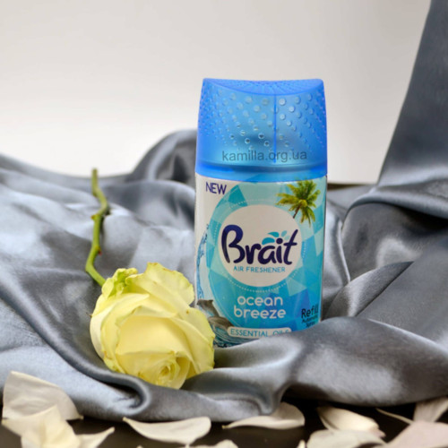 3апаска до автоматичного освіжувача Brait Ocean Breeze 250 мл.