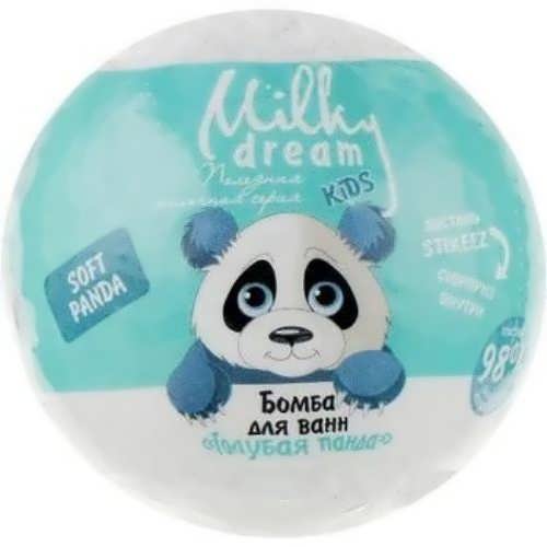 Бомба для ванн з іграшкою Milky Dream Блакитна Панда 100 г.