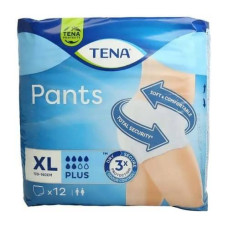 Підгузники-труси для дорослих Tena Pants+ Extra Large розмір 4 12 шт