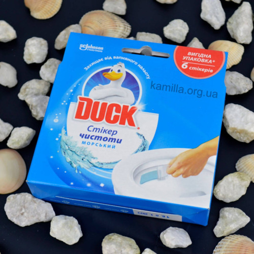 Cтікер для унітазу Duck Морський 6 шт.