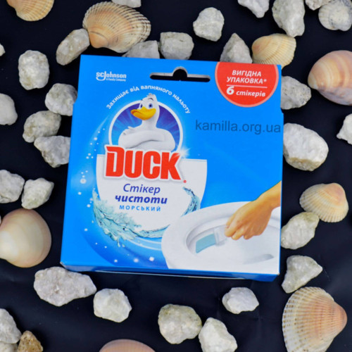 Cтікер для унітазу Duck Морський 6 шт.