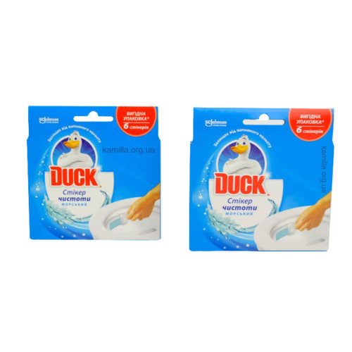 Cтікер для унітазу Duck Морський 6 шт.