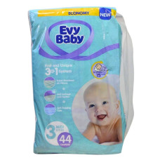 Підгузники дитячі Evy Baby №3 5-9кг 44шт