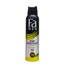 Антиперспірант-спрей Fa Men Sport Energy Boost 72h зі стимулюючим ароматом імбиру та лимону 150 мл