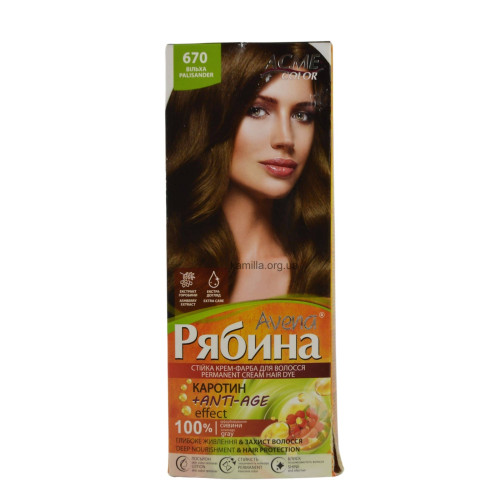 Фарба для волосся Рябіна №670 Вільха