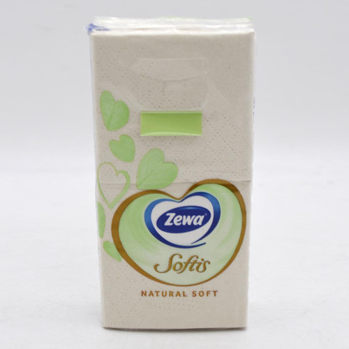 Носові хустинки Zewa Softis 10*10 3-х шарові Зелений чай