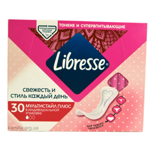 Щоденні прокладки Libresse Daily Multistyle 30 шт.